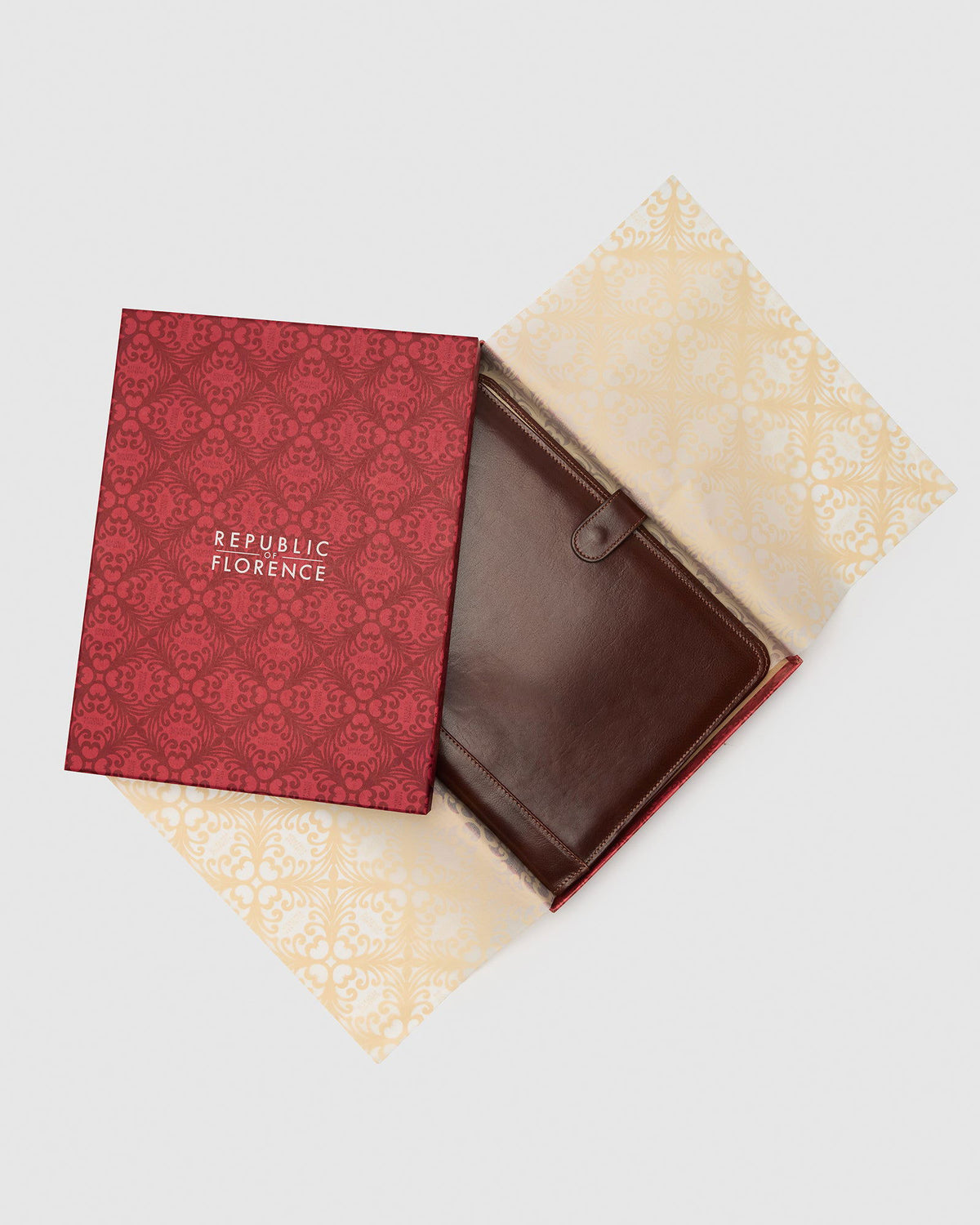 Imperial Brown - Clip On Leather Compendium - Republic of Florence