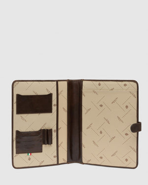 Imperial Chocolate - Clip On Leather Compendium - Republic of Florence