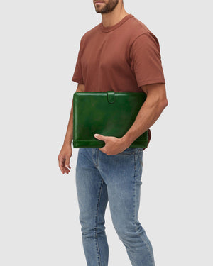 Imperial Green - Clip On Leather Compendium - Republic of Florence
