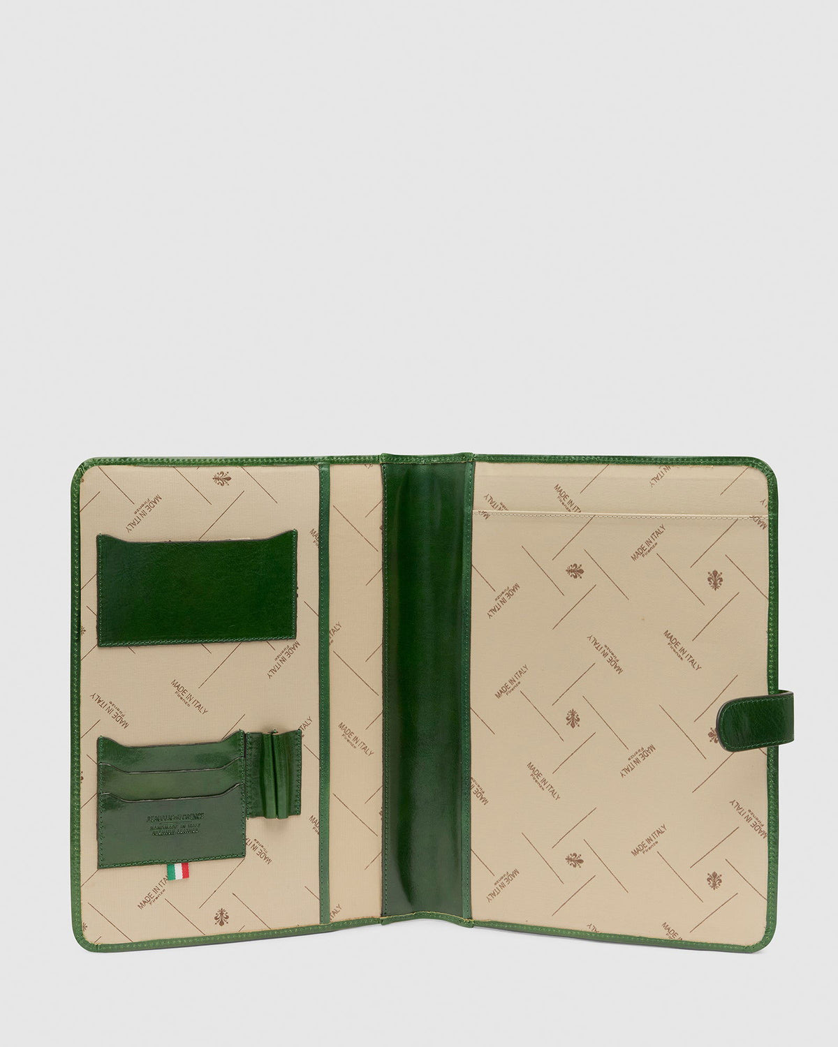Imperial Green - Clip On Leather Compendium - Republic of Florence