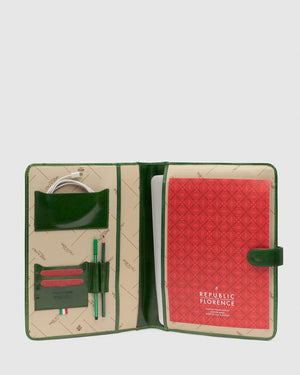 Imperial Green - Clip On Leather Compendium - Republic of Florence