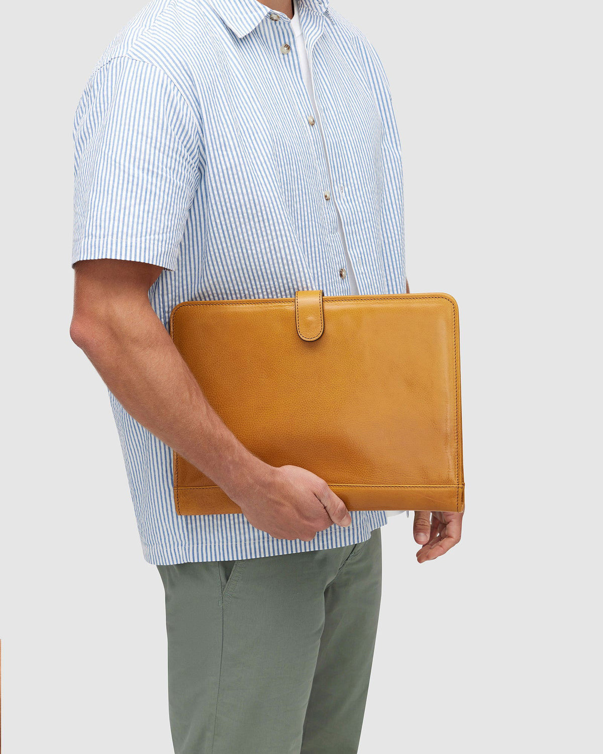 Imperial Yellow - Clip On Leather Compendium - Republic of Florence