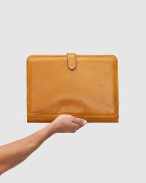 Imperial Saffron - Clip-On Leather Compendium