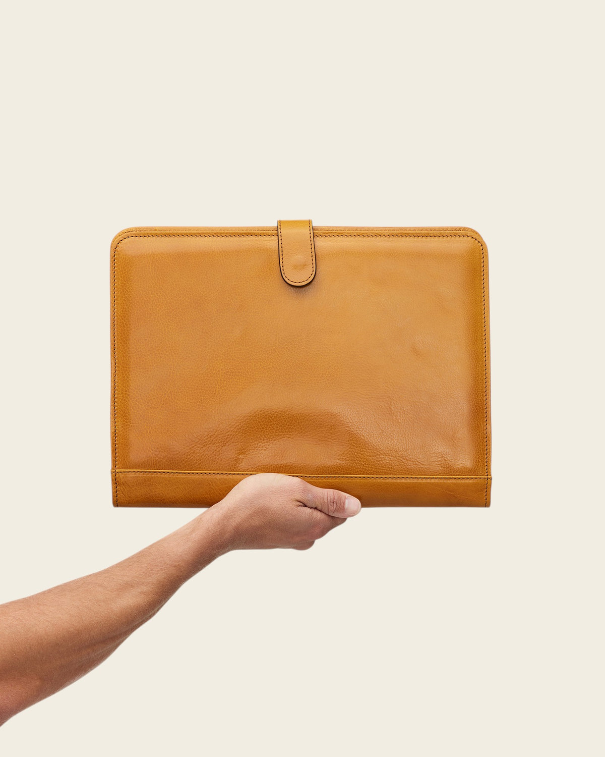 Imperial Saffron - Clip-On Leather Compendium
