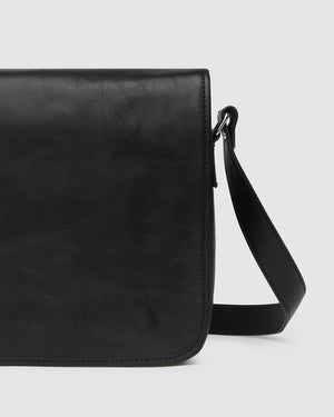 Julius Black - 15" Leather Messenger - Republic of Florence