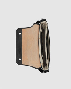 Julius Black - 15" Leather Messenger - Republic of Florence