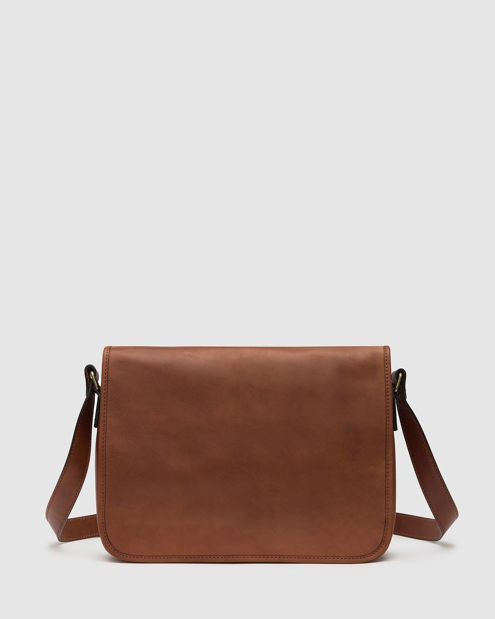 Julius Matt Brown - Leather Messenger Bag - Republic of Florence