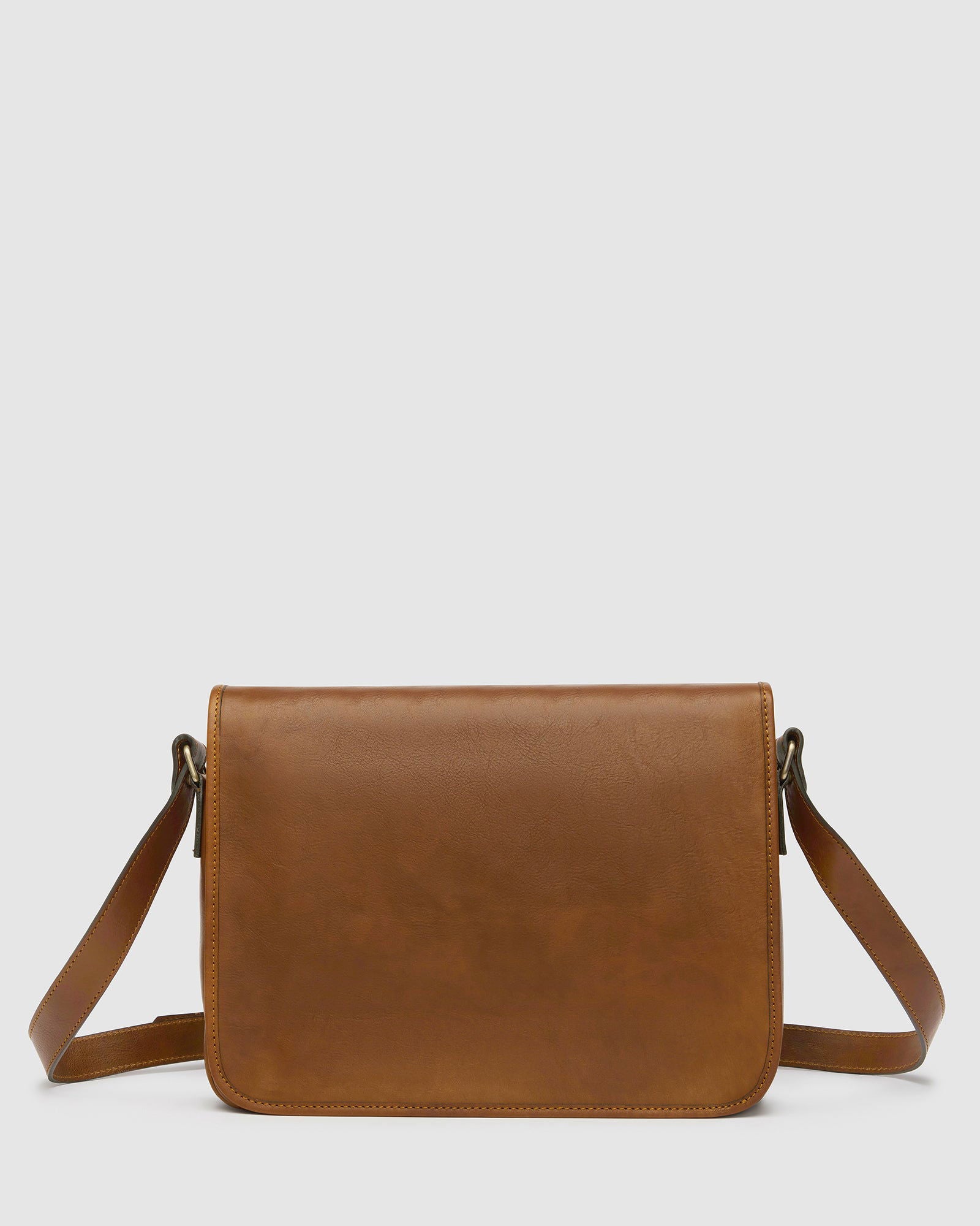 Julius Matt Tan - Leather Messenger Bag - Republic of Florence