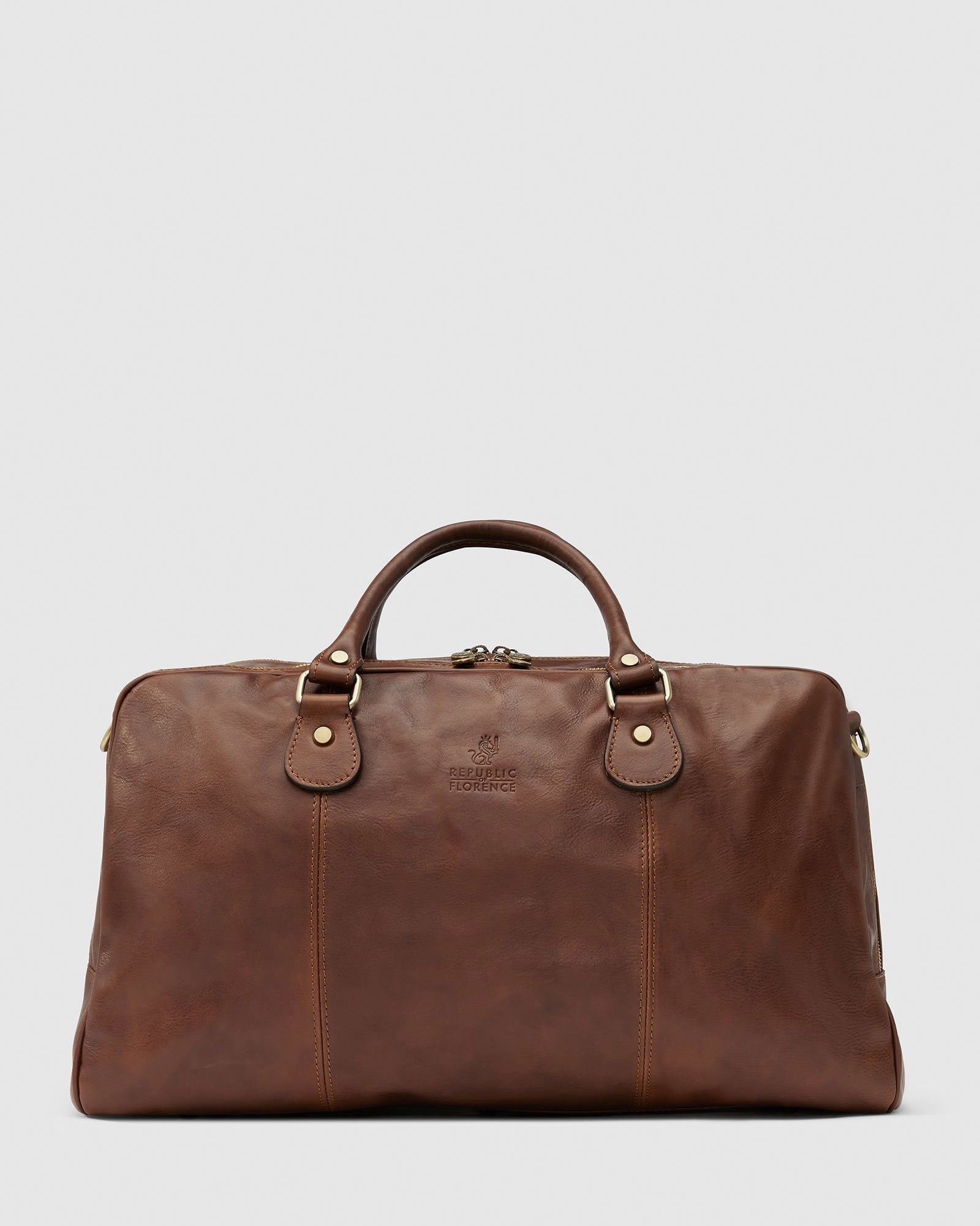 Magellan Matt Brown - Leather Duffle Bag - Republic of Florence