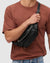 Marius Black - Front Sling leather Bag