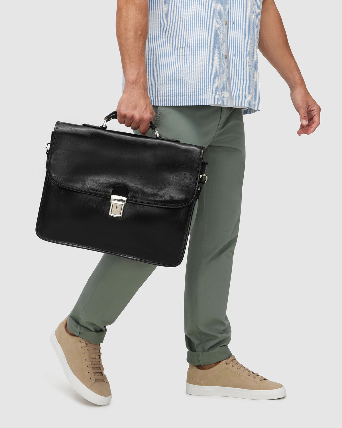 Milan Jet - Leather Work Briefcase