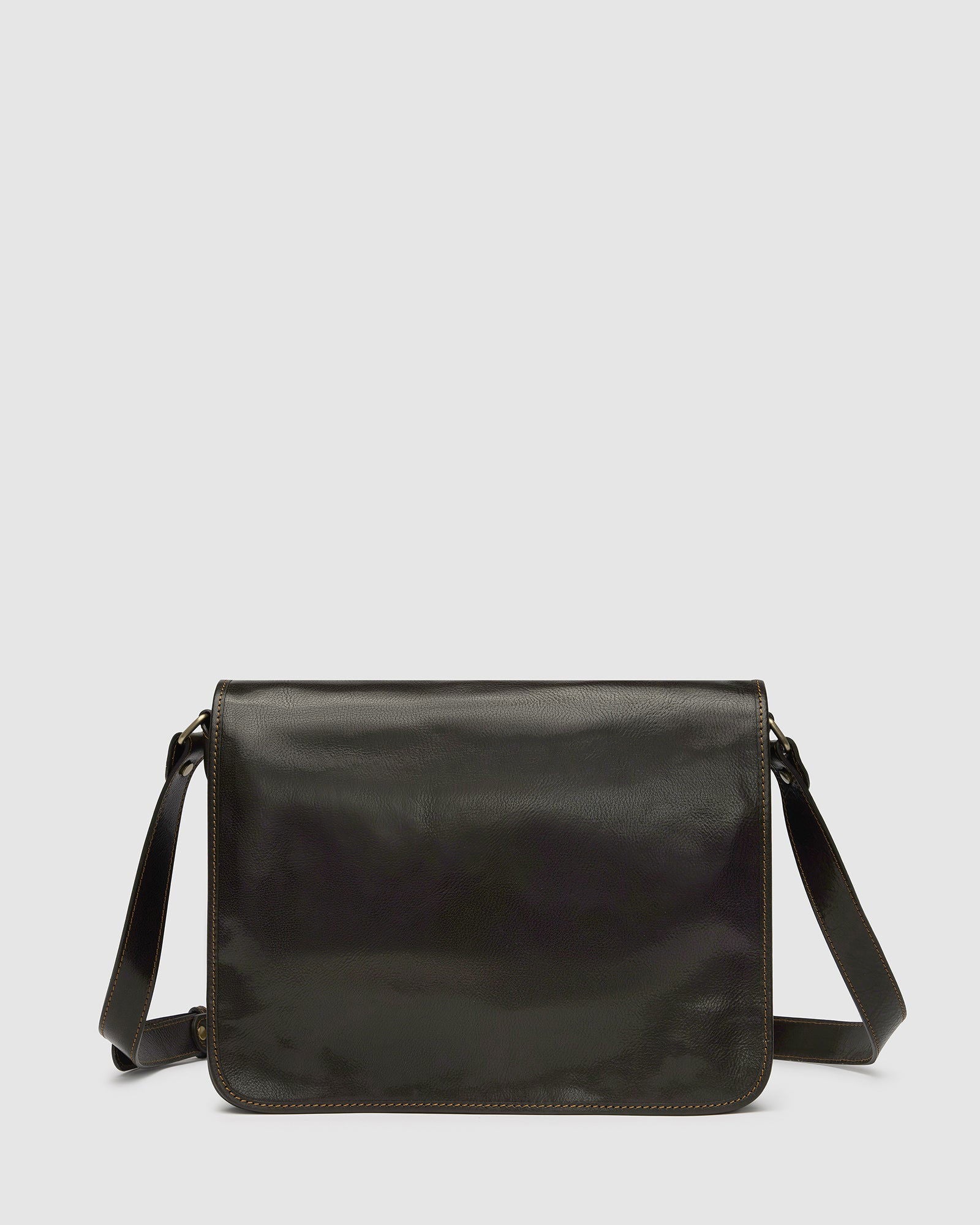 NERO Chocolate - Double Compartment Messenger - Republic of Florence