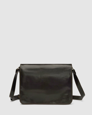 NERO Chocolate - Double Compartment Messenger - Republic of Florence