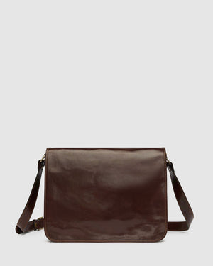 Nero Brown - Double Compartment Messenger - Republic of Florence