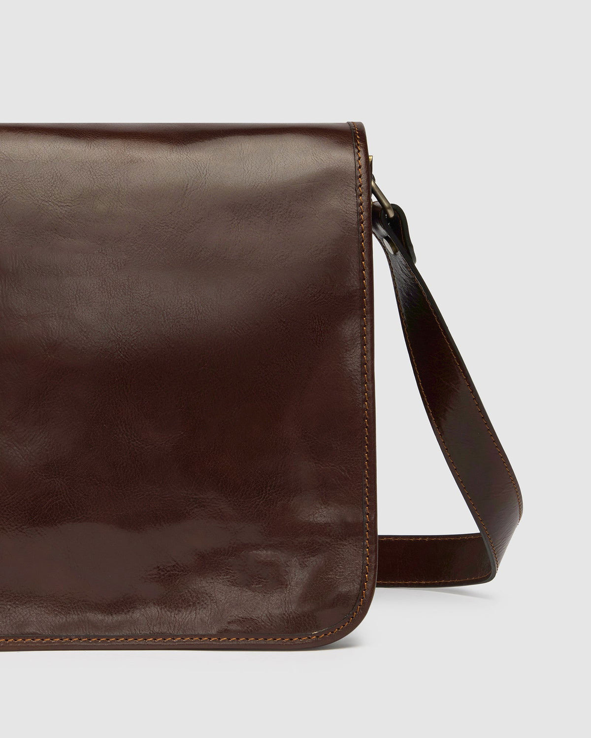 Nero Brown - Double Compartment Messenger - Republic of Florence