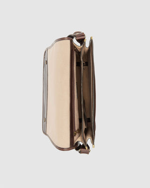 Nero Brown - Double Compartment Messenger - Republic of Florence