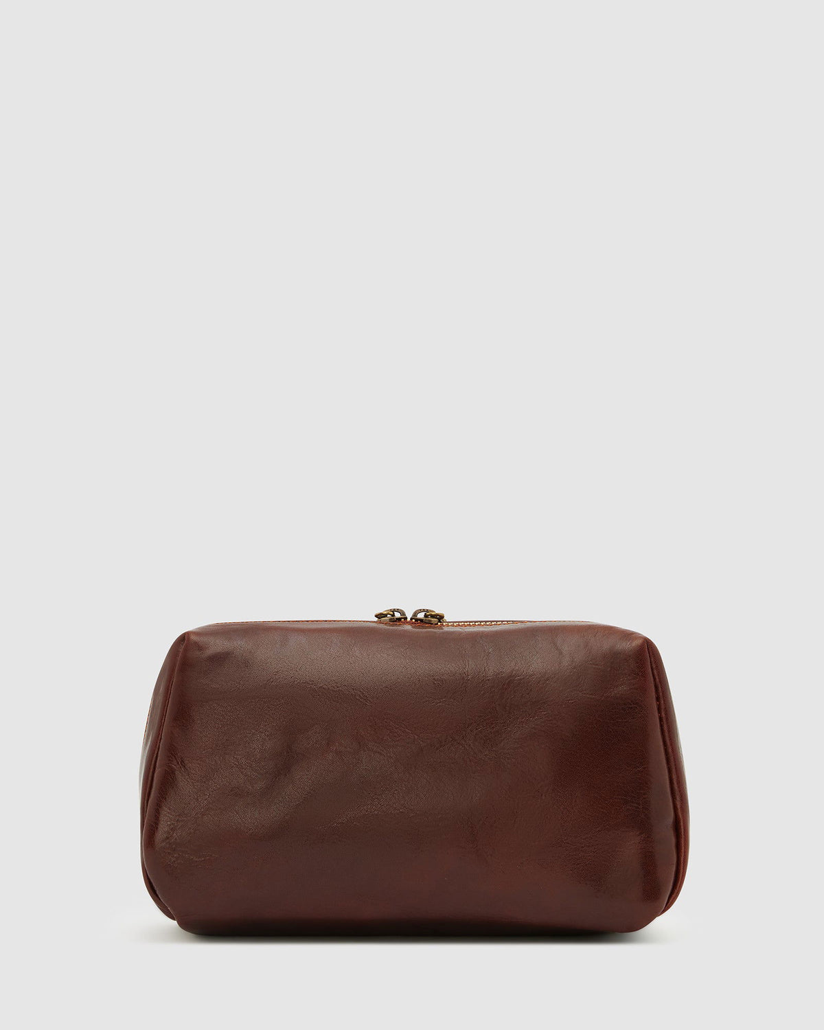 Otto Dopp Kit Brown - Leather Toiletry Bag - Republic of Florence
