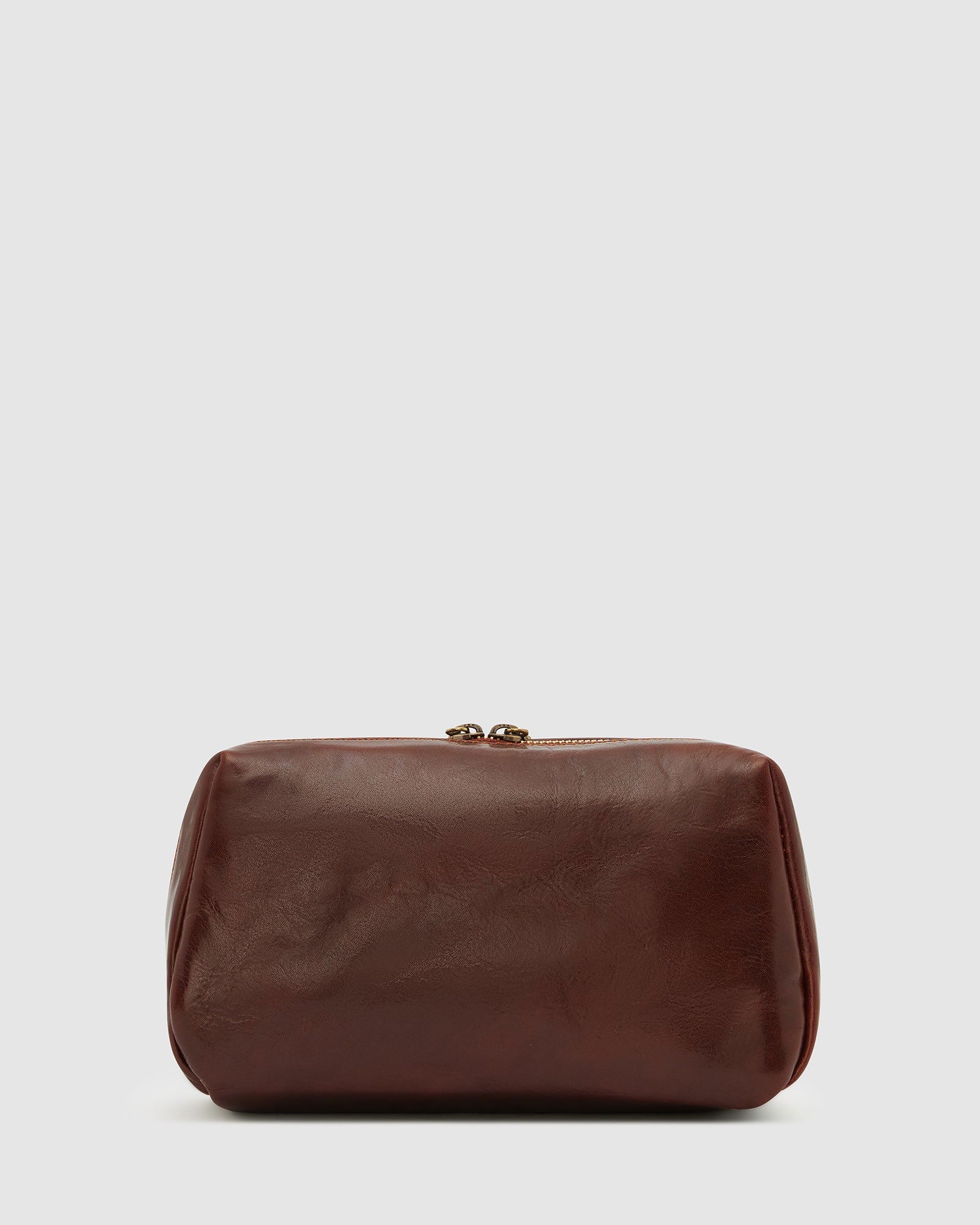 Otto Dopp Kit Brown - Leather Toiletry Bag - Republic of Florence