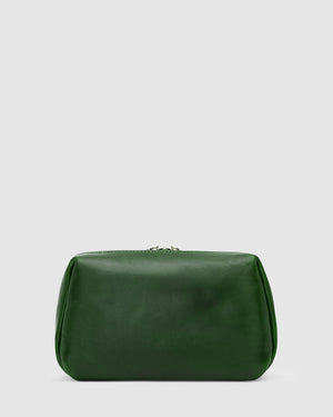 Otto Dopp Kit Green - Leather Toiletry Bag - Republic of Florence