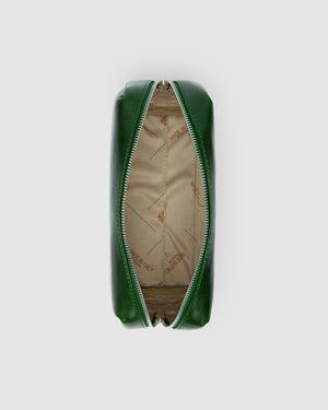Otto Dopp Kit Green - Leather Toiletry Bag - Republic of Florence