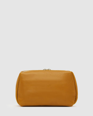 Otto Dopp Kit Yellow - Leather Toiletry Bag - Republic of Florence