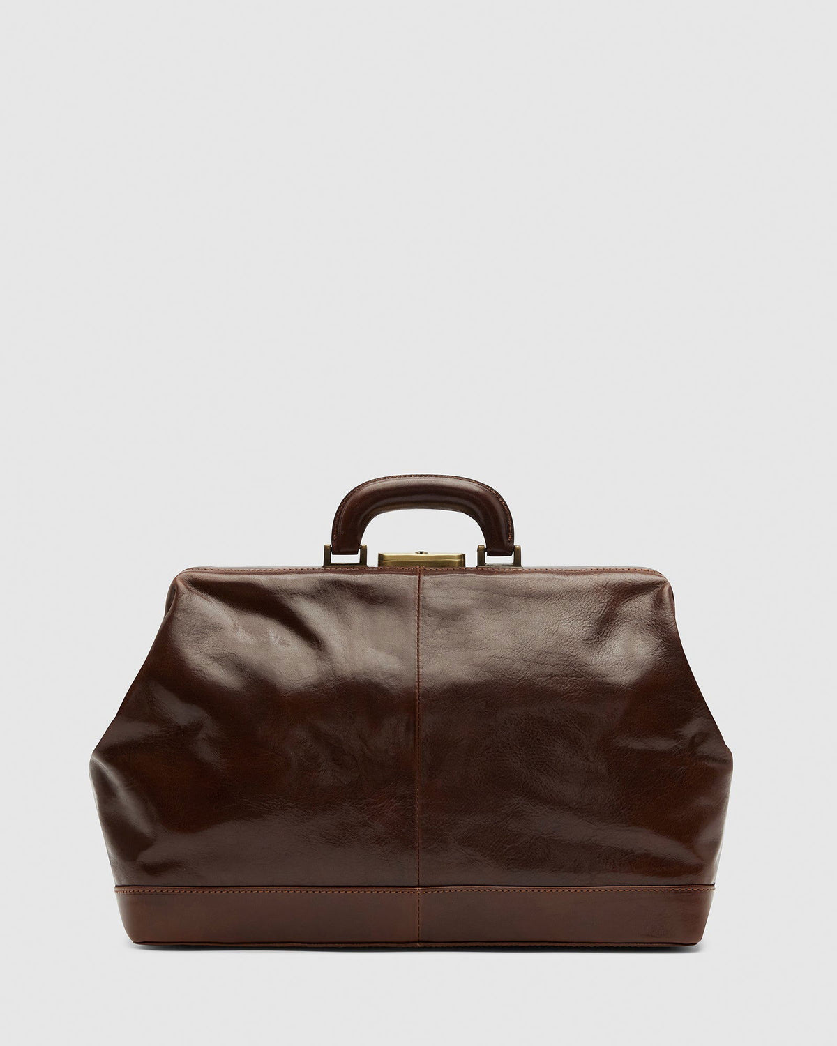 Panacea Brown - Leather Doctor Bag - Republic of Florence