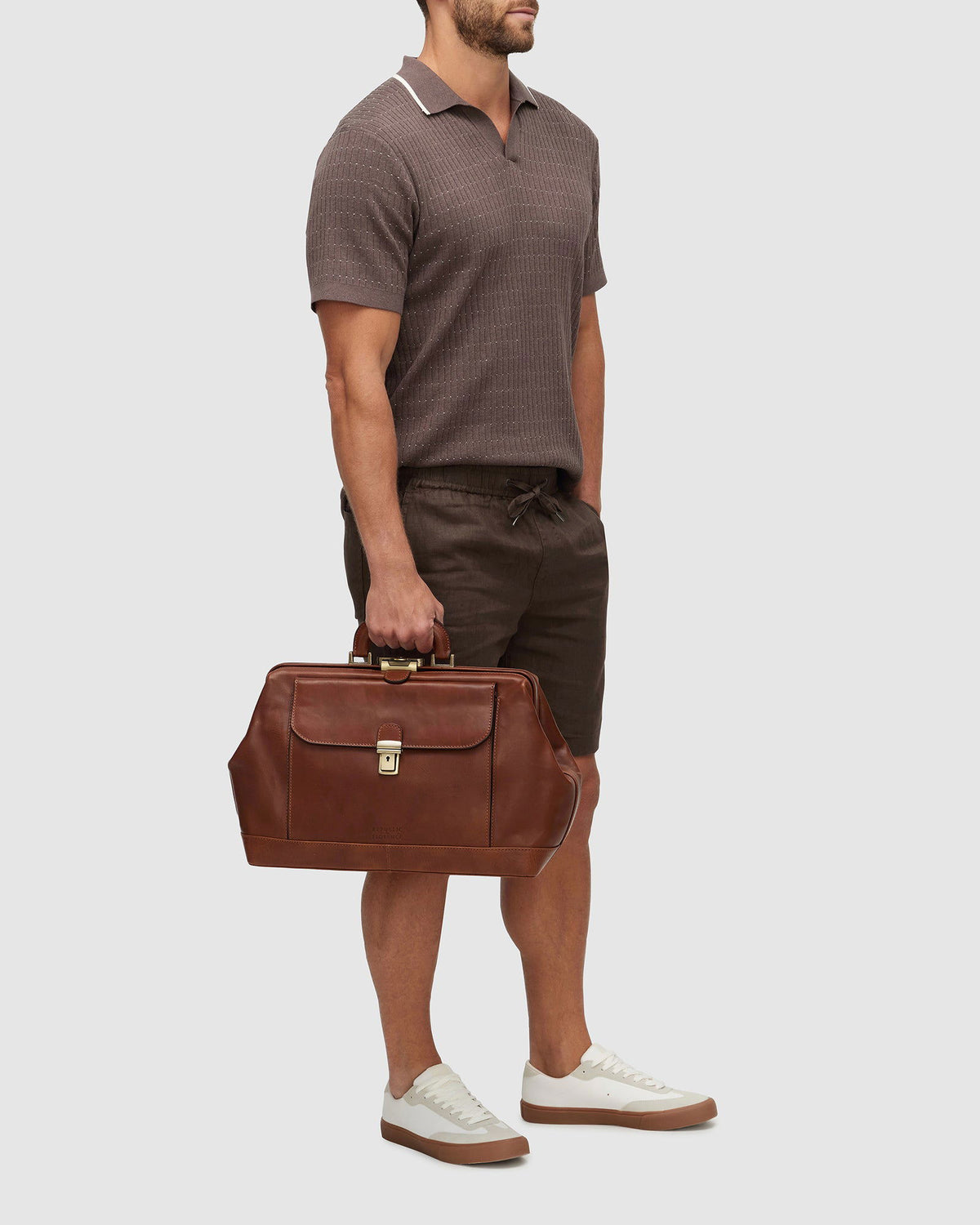 Panacea Matt Brown - Leather Doctor Bag - Republic of Florence