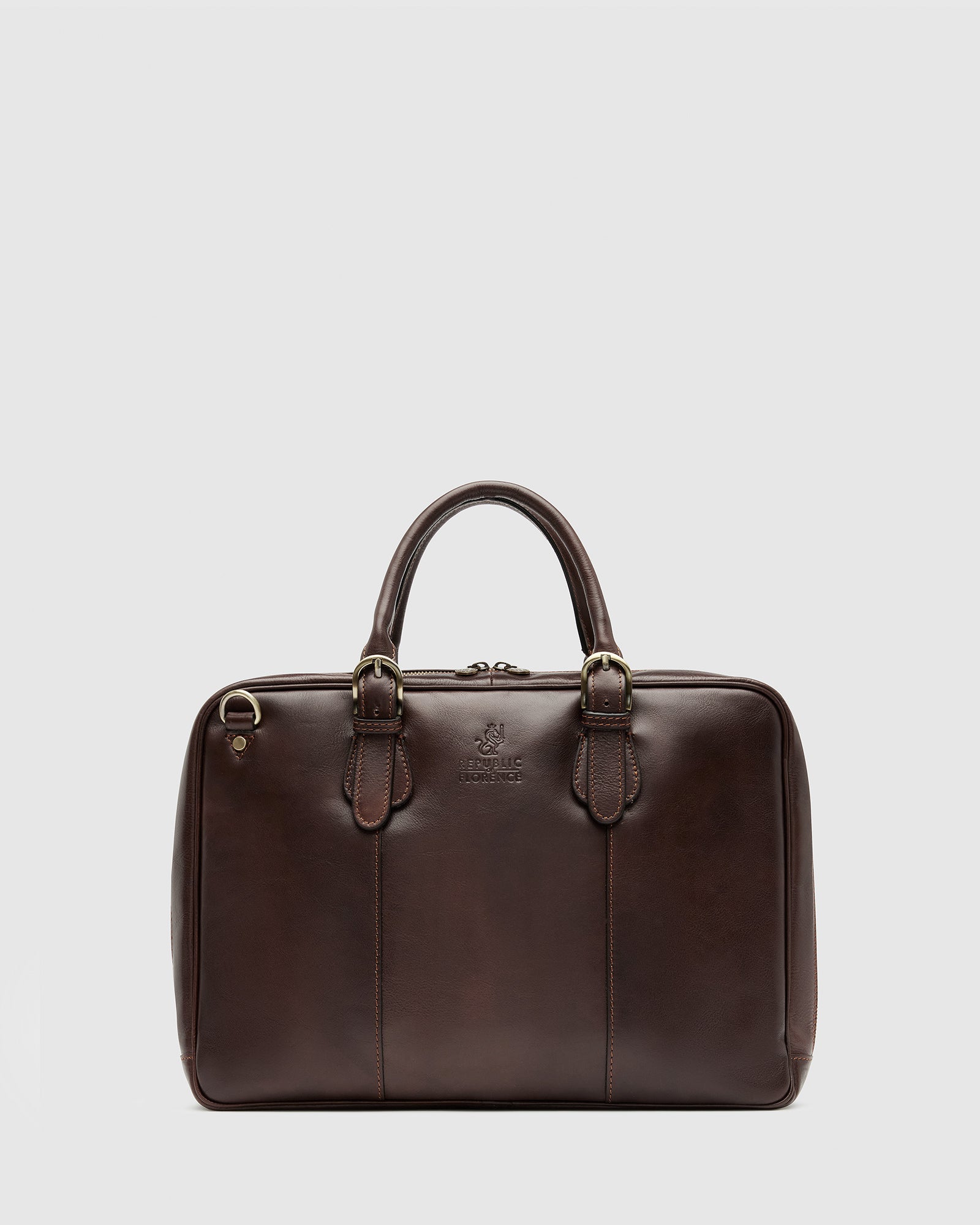 Madrid Espresso - 16" Leather Briefcase