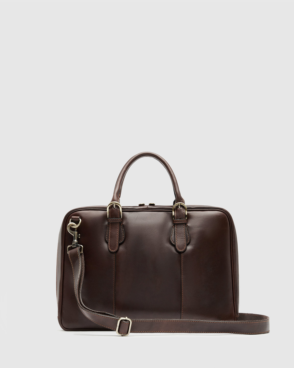 Madrid Espresso - 16" Leather Briefcase