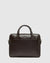 Glasgow Deluxe Chocolate - Leather Briefcase 13" laptops