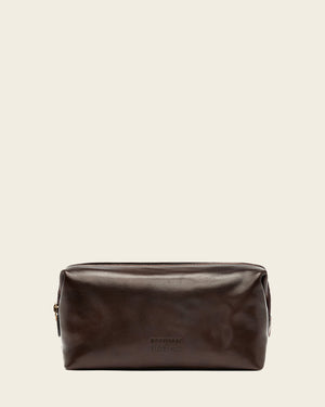 Grand Dopp Kit Moro - Leather Toiletry Bag