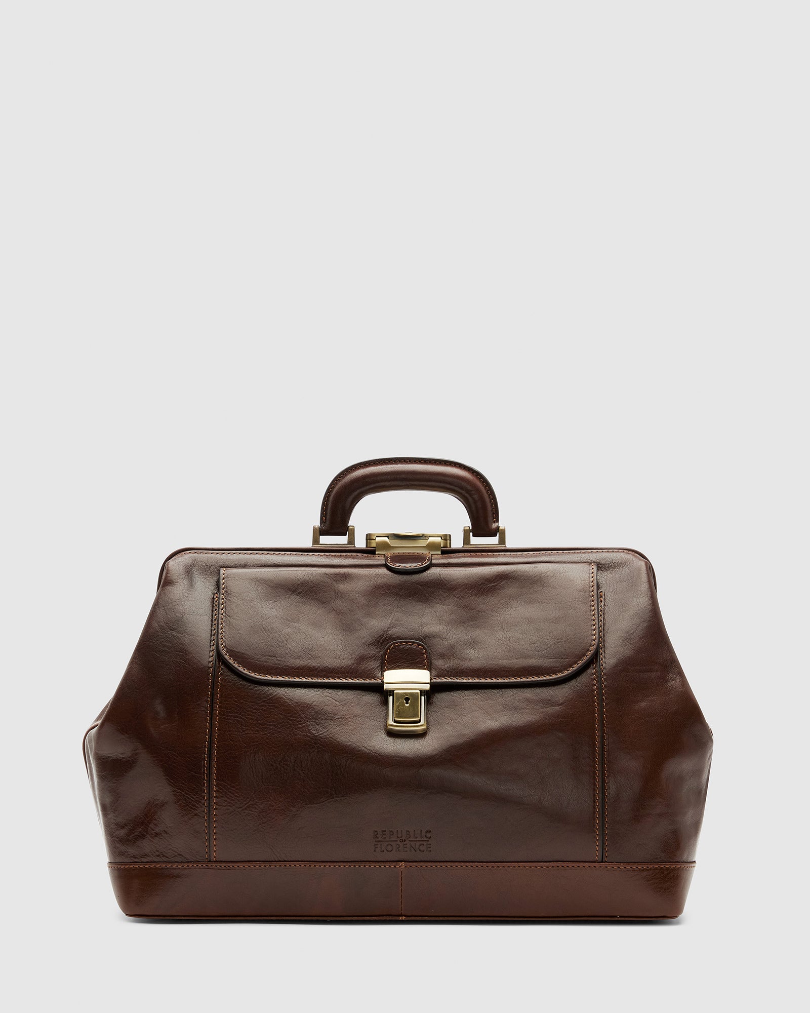 Panacea Brown - Leather Doctor Bag