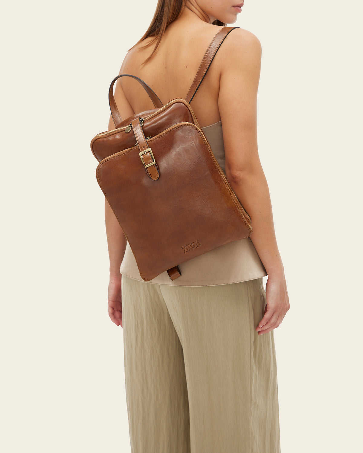 Emma Honey - 3-in-1 Convertible Leather Backpack