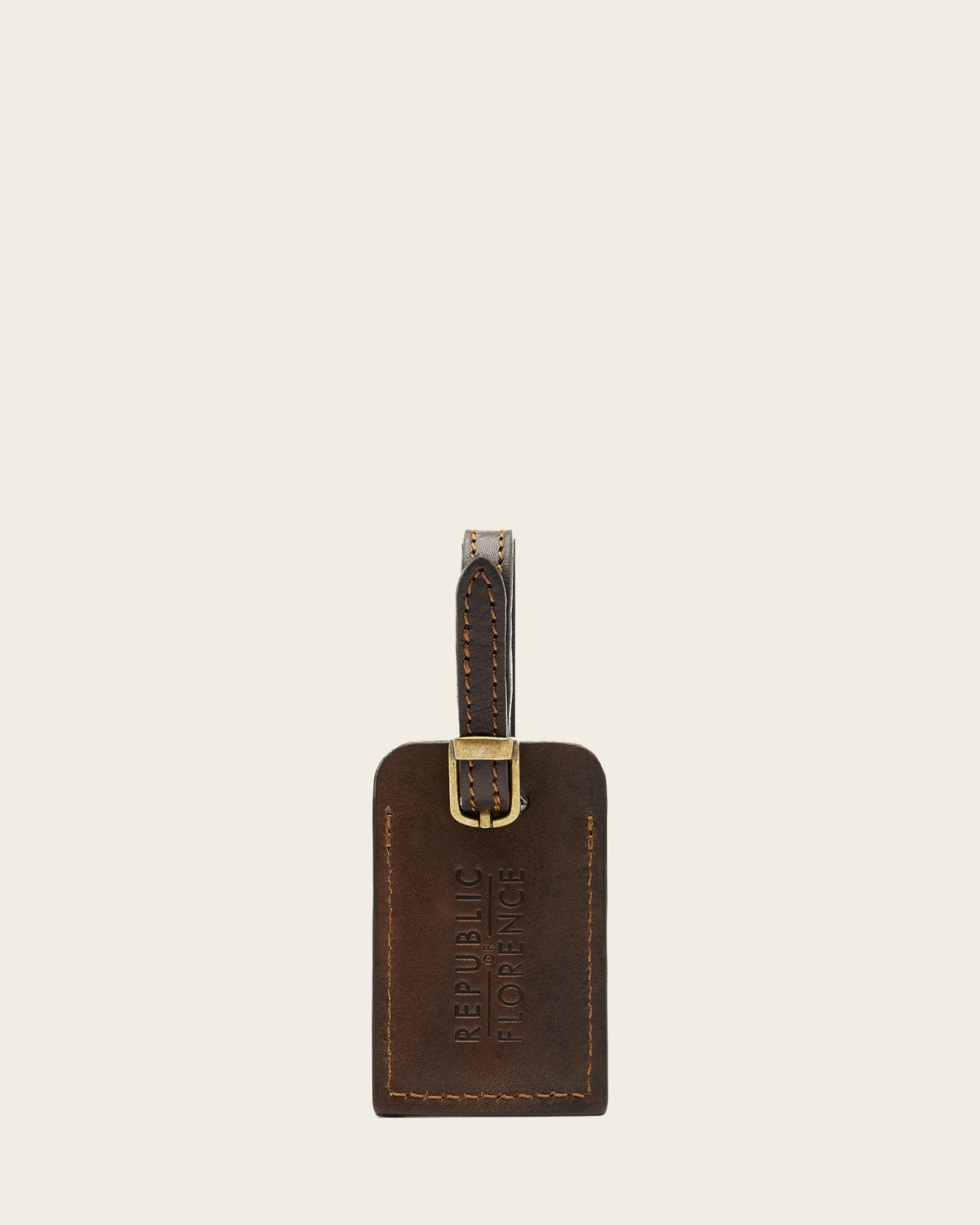 Tag Espresso - Leather Travel Tag