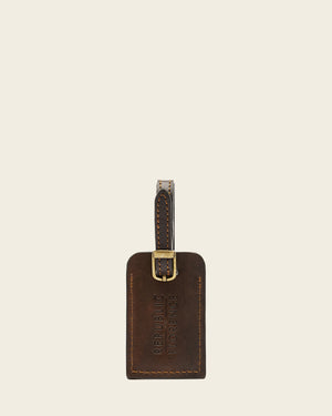 Tag Espresso - Leather Travel Tag