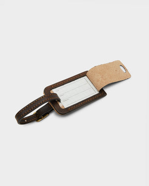 Tag Espresso - Leather Travel Tag