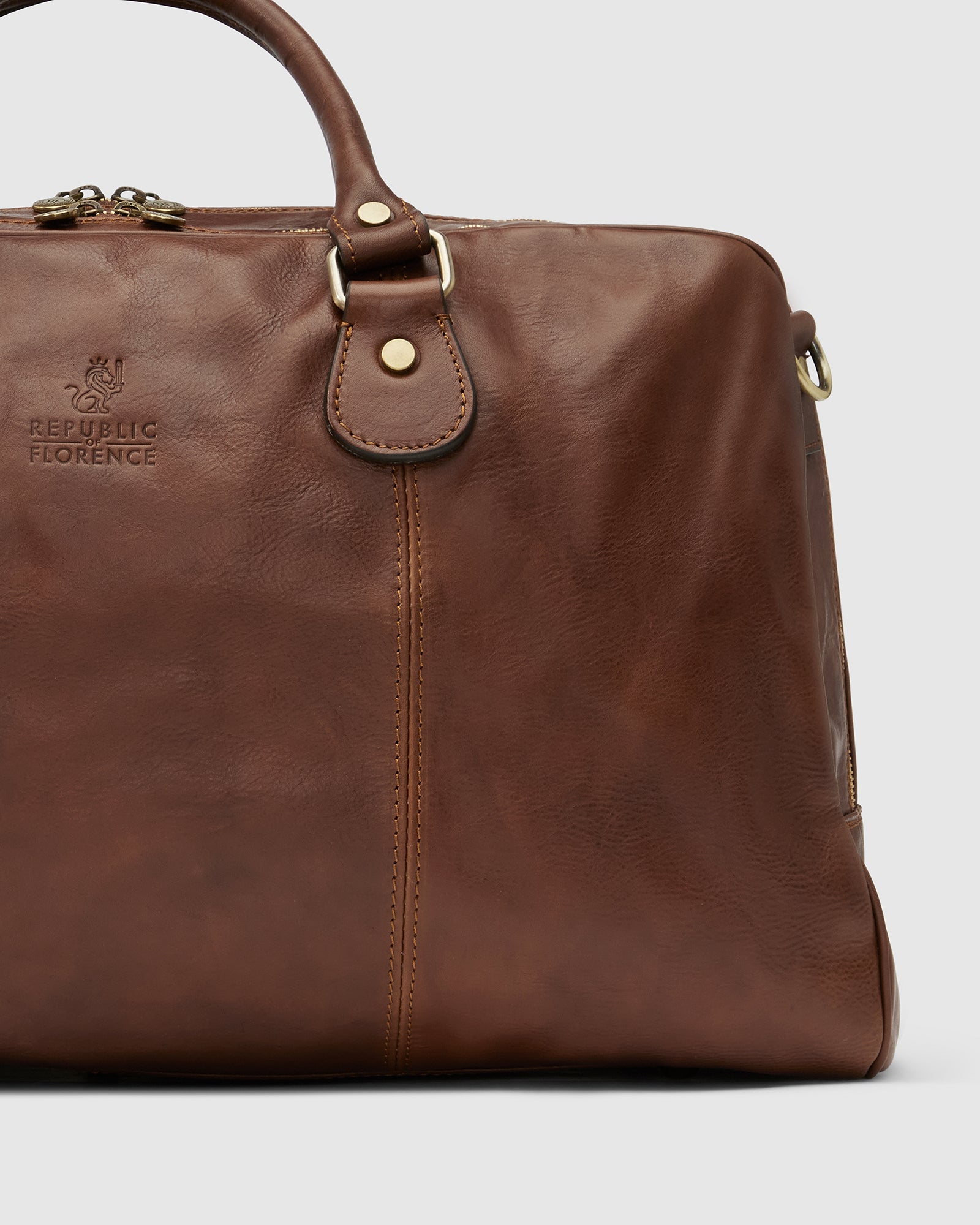Magellan Matt Brown - Leather Duffle Bag