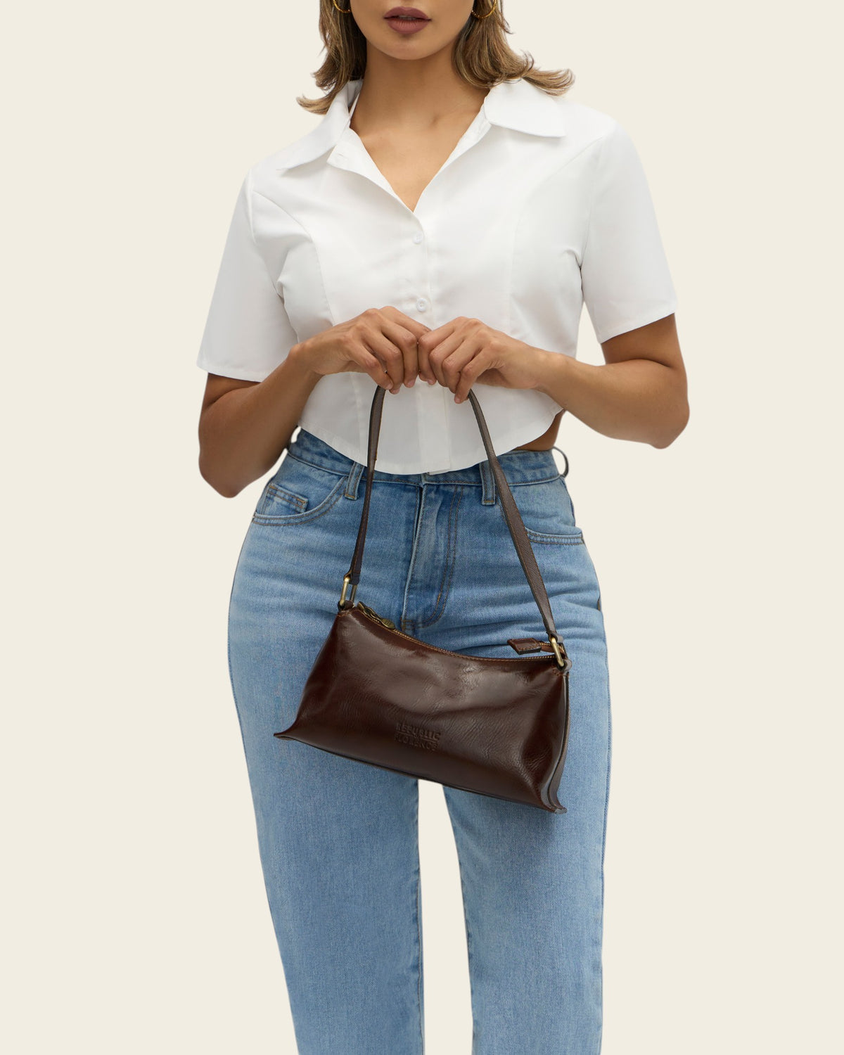 Laura Terra - Leather Shoulder Bag