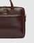 Pretoria Brown - Leather Laptop Briefcase