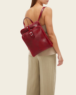 Emma Rosso - 3-in-1 Convertible Leather Backpack