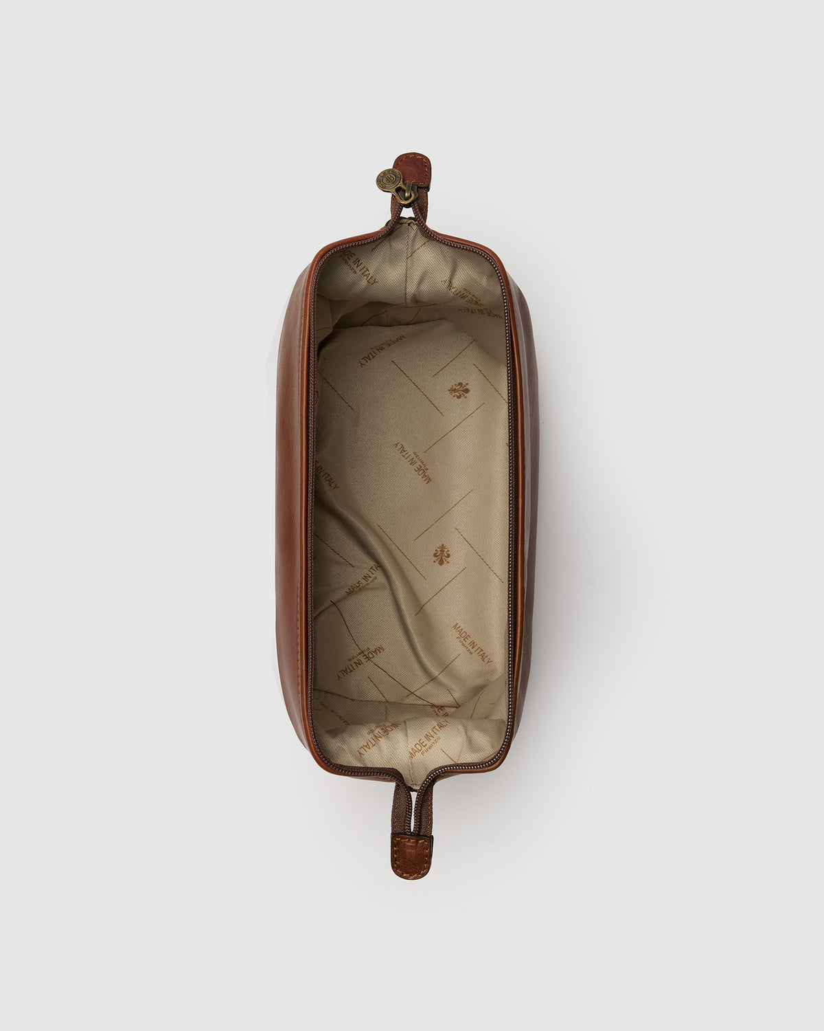 Grand Dopp Kit Earth - Leather Toiletry Bag