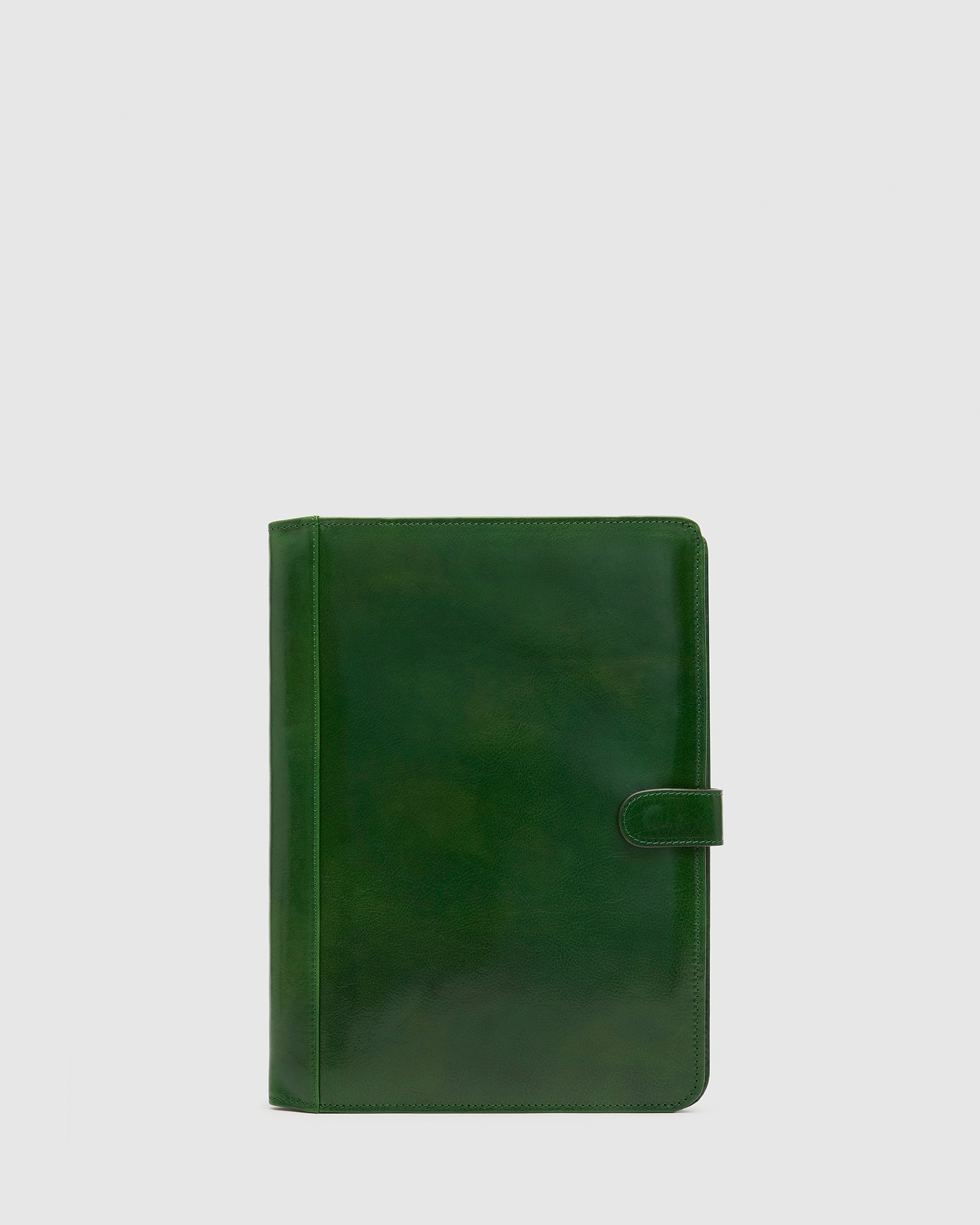 Imperial Green - Clip On Leather Compendium