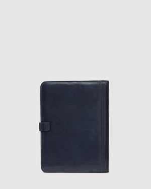 Imperial Blue - Clip On Leather Compendium