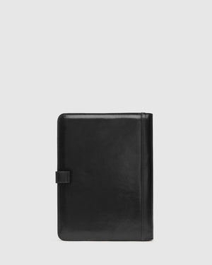 Imperial Black - Clip On Leather Compendium