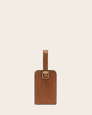 Tag Burned - Leather Travel Tag