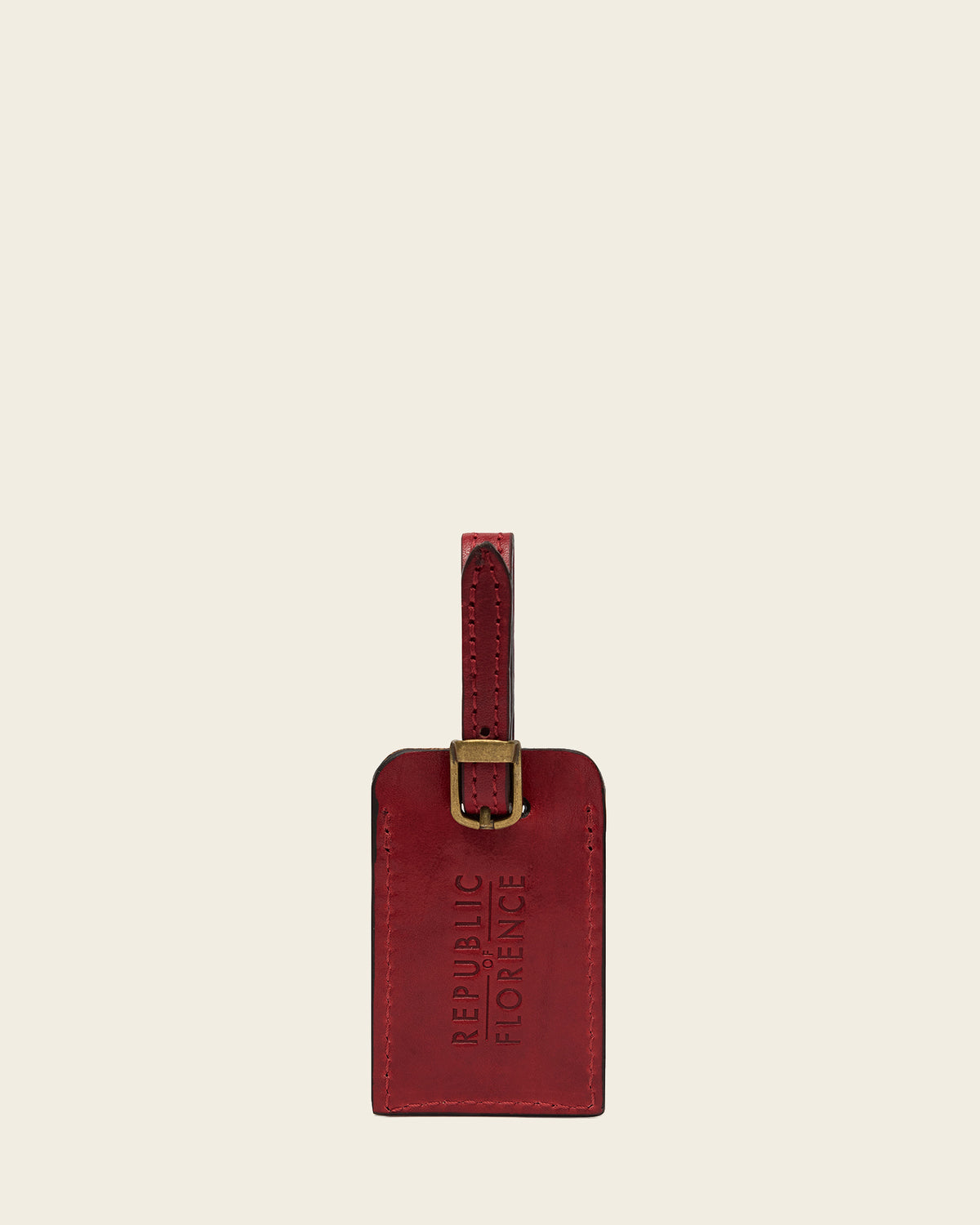 Tag Rosso - Leather Travel Tag