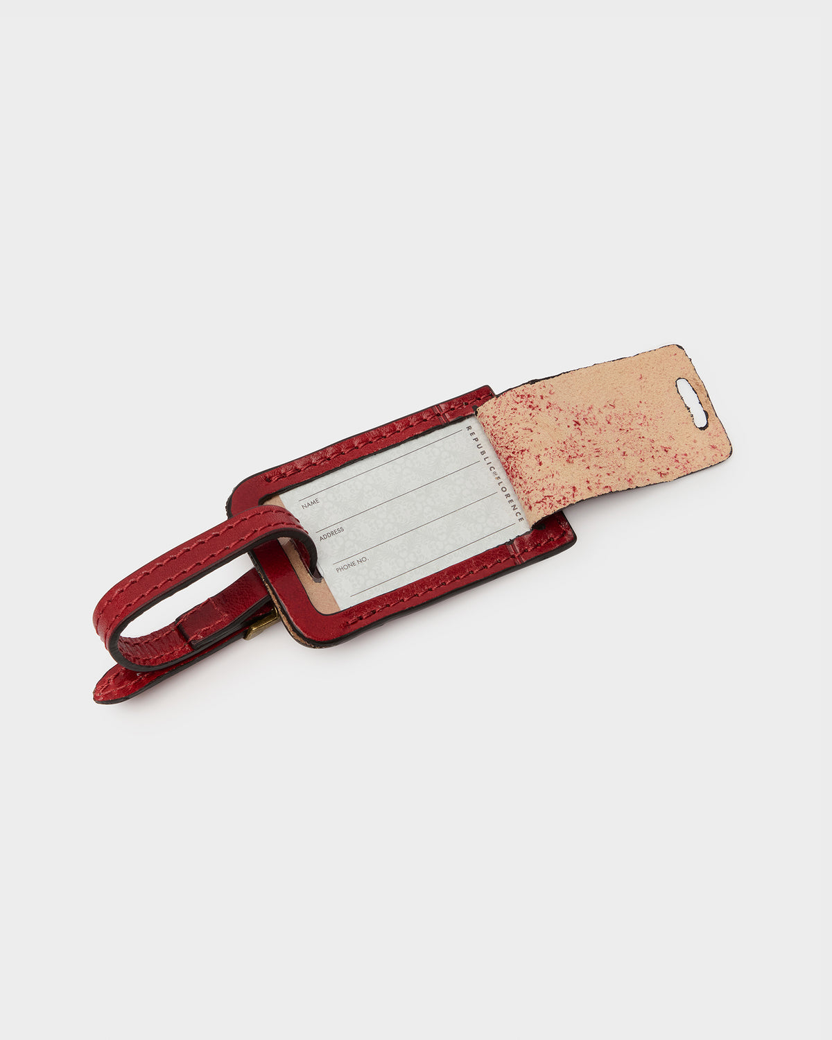 Tag Rosso - Leather Travel Tag