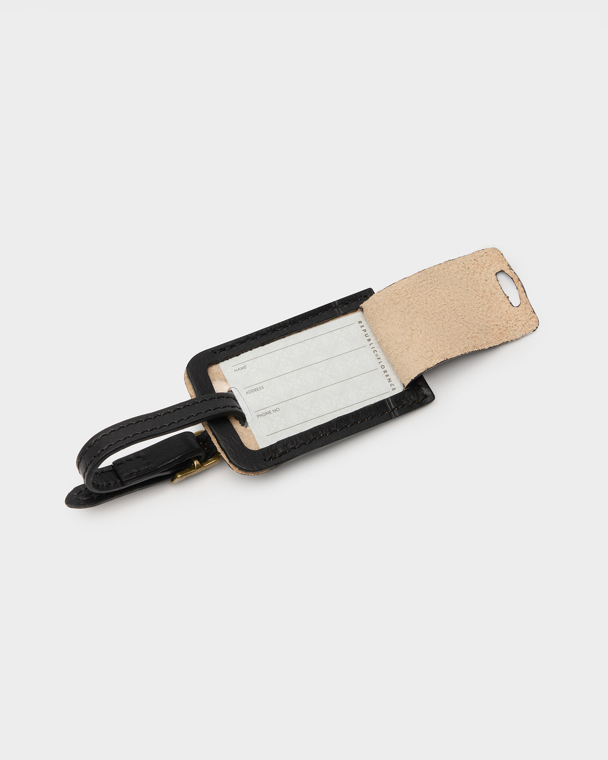 Tag Jet - Leather Travel Tag