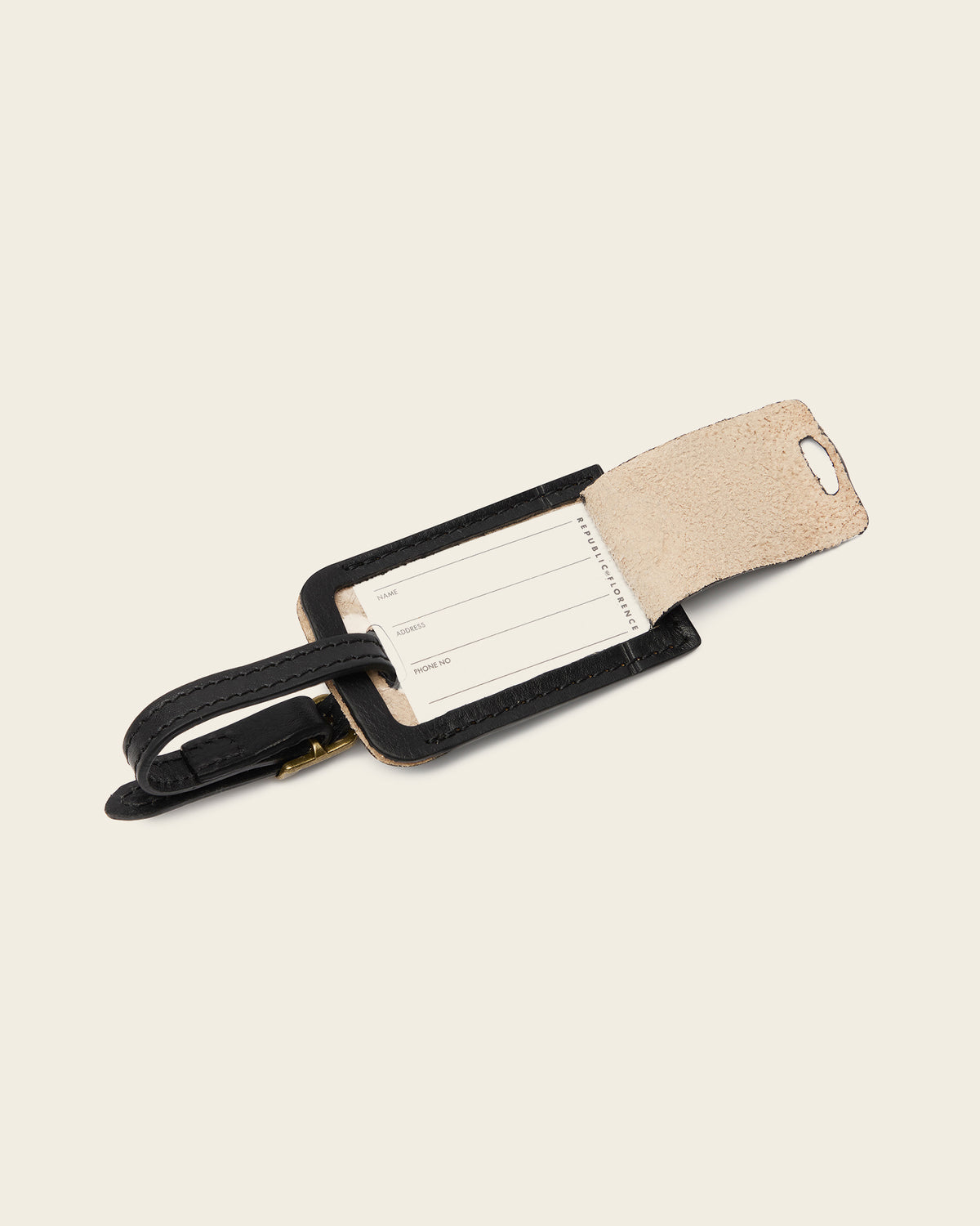 Tag Jet - Leather Travel Tag