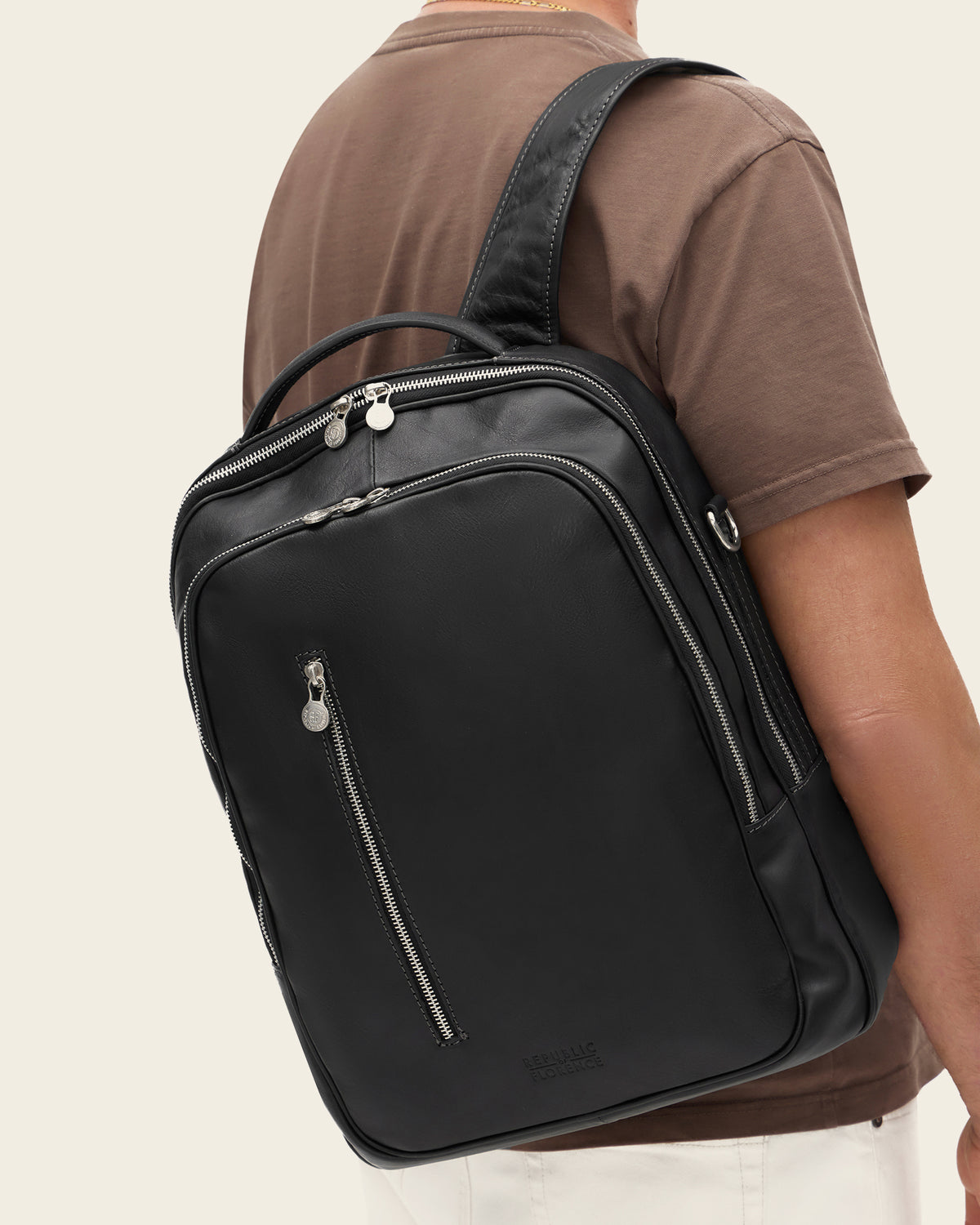 Belfast Ink - Leather Backpack